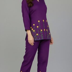 Lovshy Stylish Women Printed Kurti With Pant