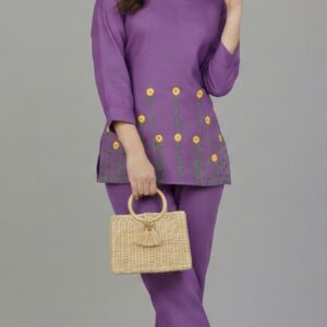 Lovshy Stylish Women Printed Kurti With Pant lp